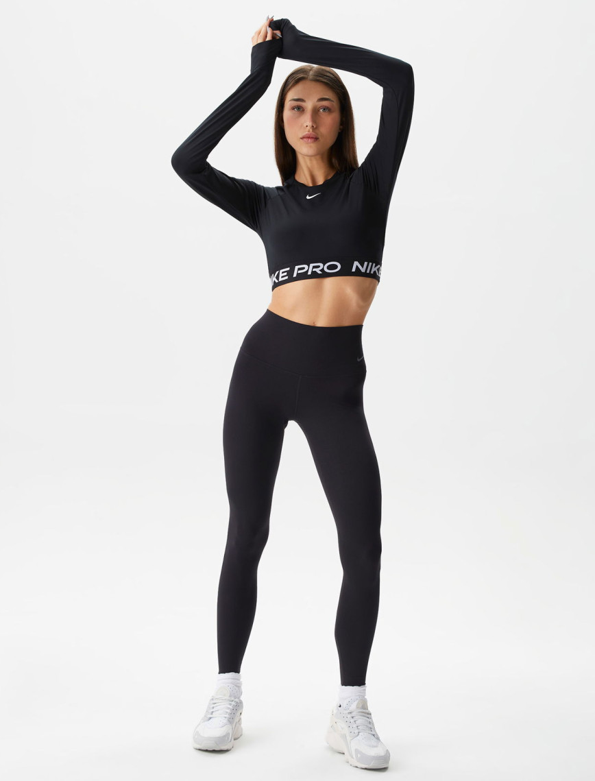 Nike Pro Dri-Fit 365 Kadın Siyah Uzun Kollu T-Shirt Nike Pro Dri-Fit 365 Kadın Siyah Uzun Kollu T-Shirt