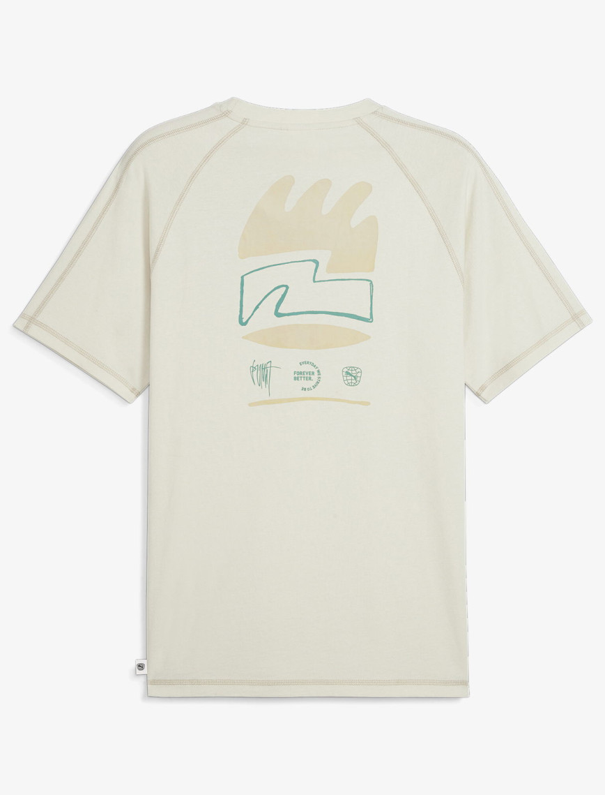 Puma Re:Collection Erkek Krem T-Shirt Puma Re:Collection Erkek Krem T-Shirt