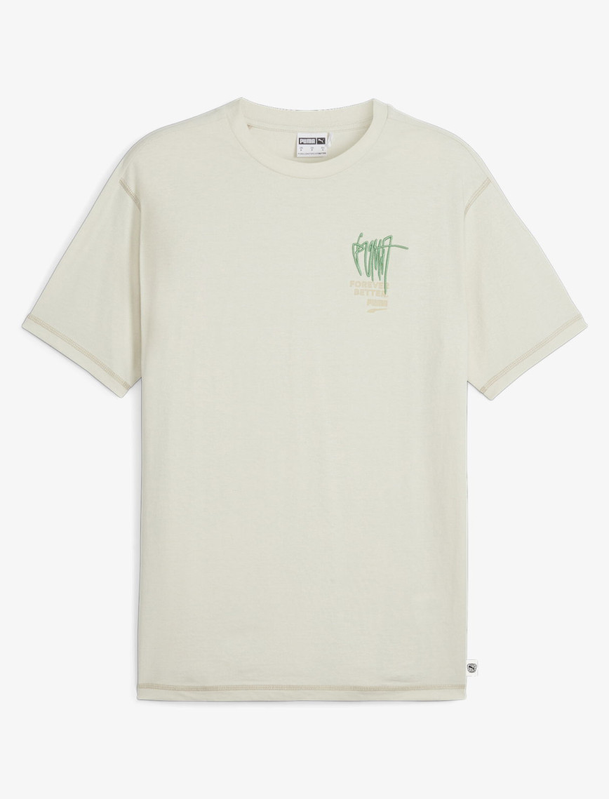 Puma Re:Collection Erkek Krem T-Shirt Puma Re:Collection Erkek Krem T-Shirt