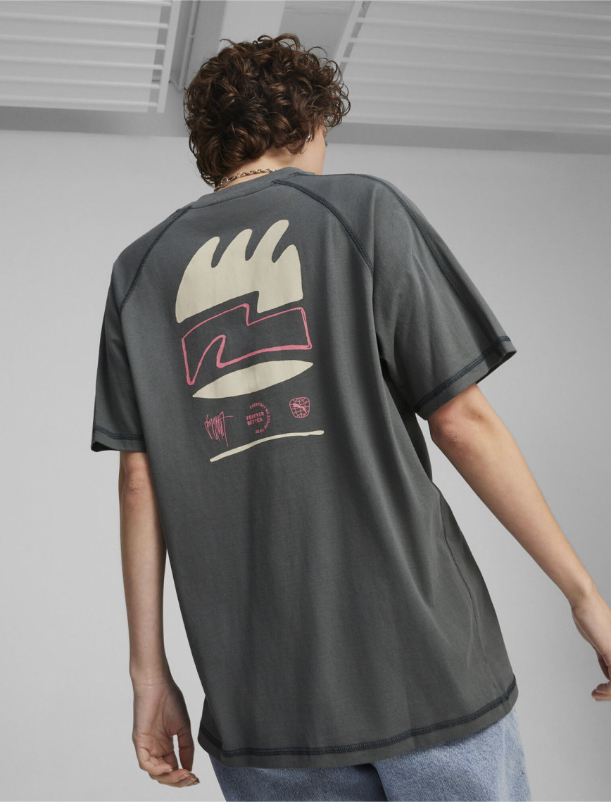 Puma RE:Collection Erkek Gri T-Shirt Puma RE:Collection Erkek Gri T-Shirt