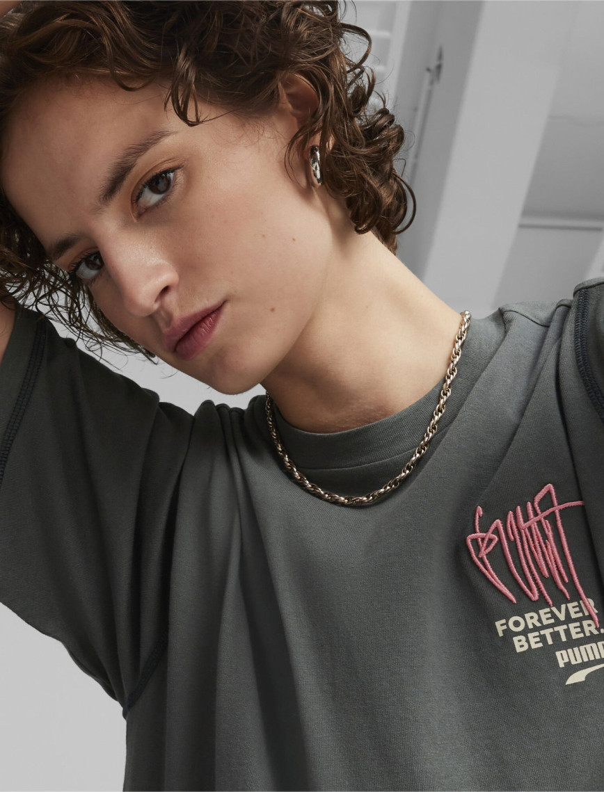 Puma RE:Collection Erkek Gri T-Shirt Puma RE:Collection Erkek Gri T-Shirt