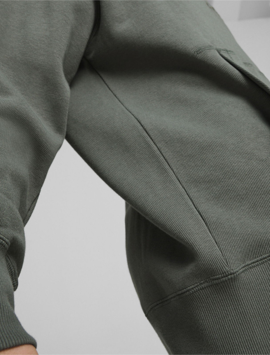 Puma Classics+ Erkek Gri Hoodie