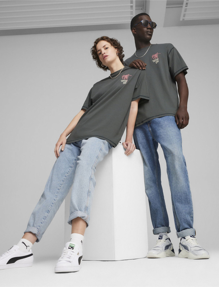 Puma RE:Collection Erkek Gri T-Shirt Puma RE:Collection Erkek Gri T-Shirt