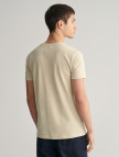 GANT Erkek Bej Slim Fit Bisiklet Yaka T-Shirt GANT Erkek Bej Slim Fit Bisiklet Yaka T-Shirt