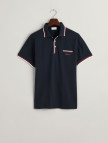 GANT Erkek Lacivert Regular Fit Çizgili Polo GANT Erkek Lacivert Regular Fit Çizgili Polo