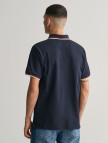 GANT Erkek Lacivert Regular Fit Çizgili Polo GANT Erkek Lacivert Regular Fit Çizgili Polo
