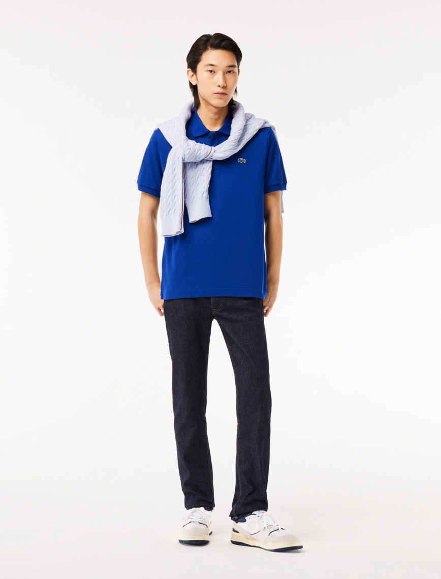 Lacoste L.12.12 Erkek Classic Fit Koyu Mavi Polo Lacoste L.12.12 Erkek Classic Fit Koyu Mavi Polo