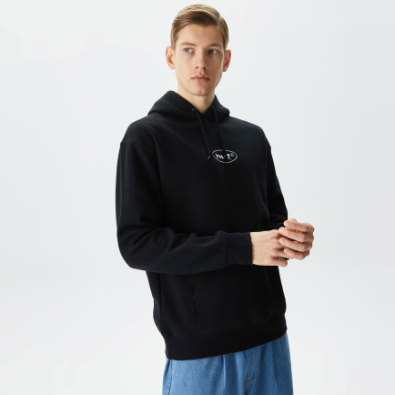 HUF Gundam Wing Pullover Erkek Siyah Hoodie HUF Gundam Wing Pullover Erkek Siyah Hoodie