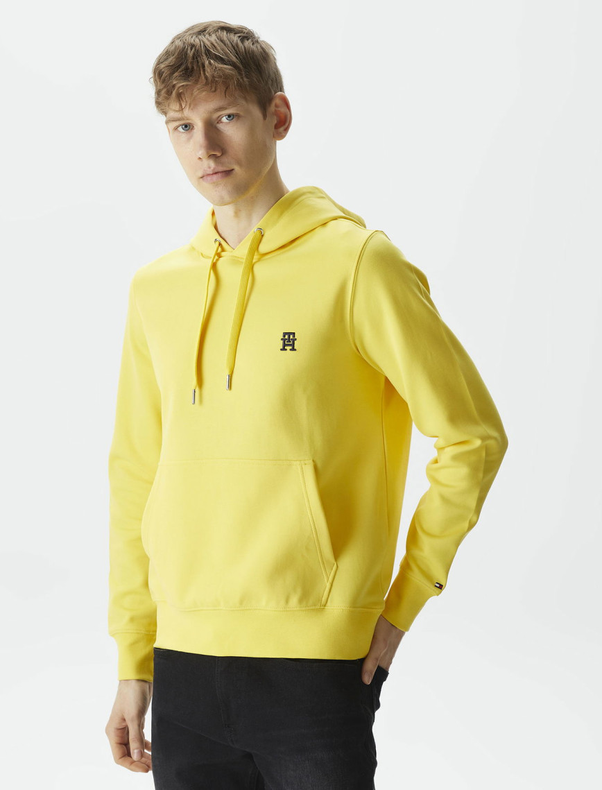 Tommy Hilfiger Erkek Bej Sweatshirt Tommy Hilfiger Erkek Bej Sweatshirt