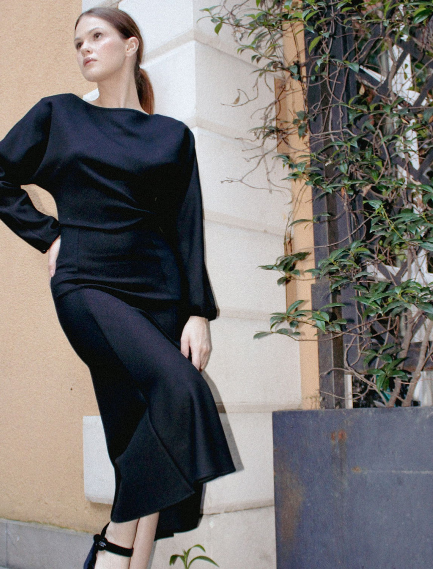 Marais Studio Kadın Sirana Siyah Jersey Elbise Siyah Marais Studio Kadın Sirana Siyah Jersey Elbise Siyah