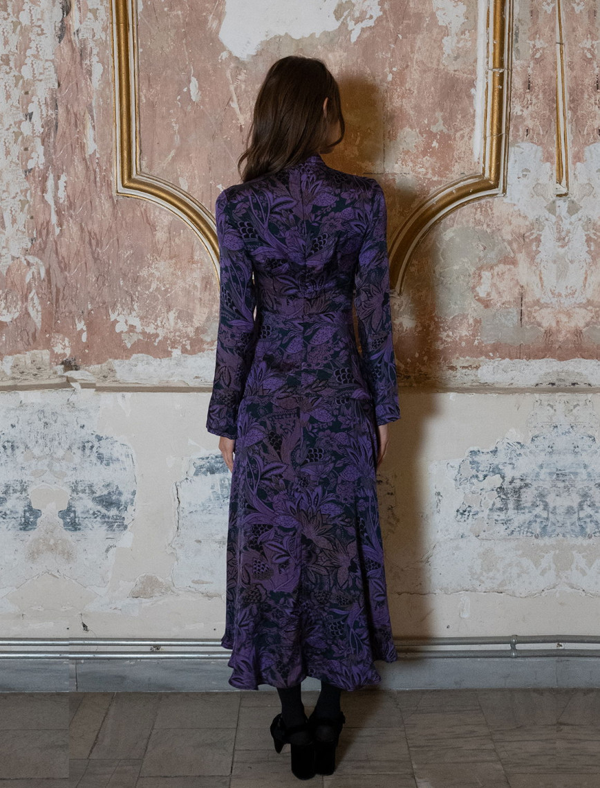 Marais Studio Sansa Mor Vegan Kupra Elbise Marais Studio Sansa Mor Vegan Kupra Elbise