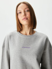Les Benjamins Core Kadın Gri Sweatshirt Les Benjamins Core Kadın Gri Sweatshirt