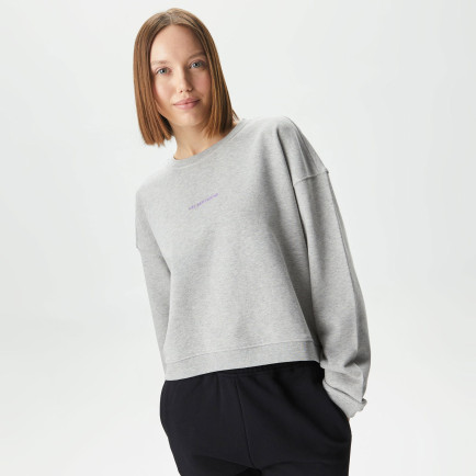 Les Benjamins Core Kadın Gri Sweatshirt Les Benjamins Core Kadın Gri Sweatshirt
