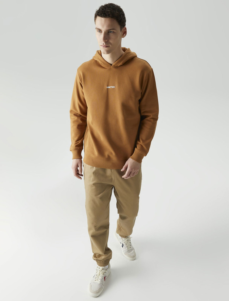 United4 Classic Erkek Kahverengi Hoodie United4 Classic Erkek Kahverengi Hoodie