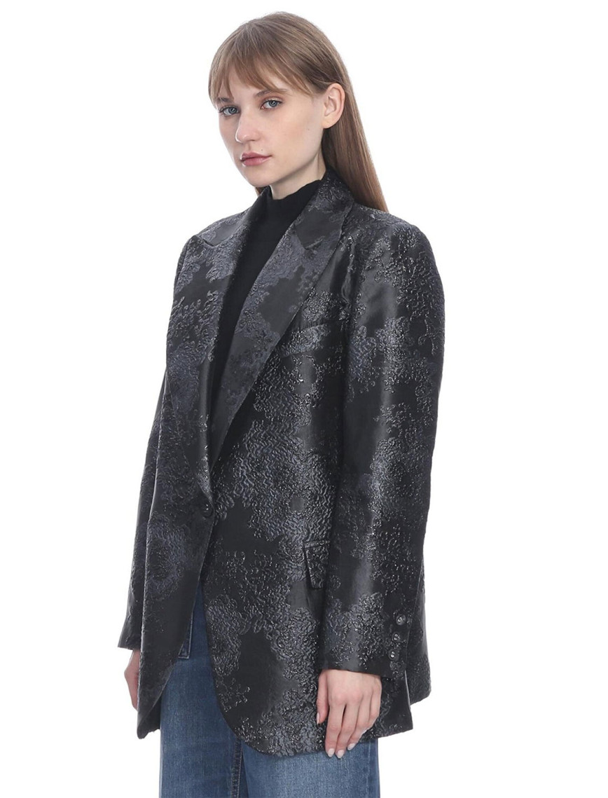 Marais Studio Kadın Vivaldi Jakar Blazer Siyah Marais Studio Kadın Vivaldi Jakar Blazer Siyah