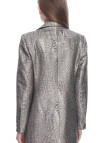 Marais Studio Kadın Copelli Jakar Blazer Gümüş Marais Studio Kadın Copelli Jakar Blazer Gümüş