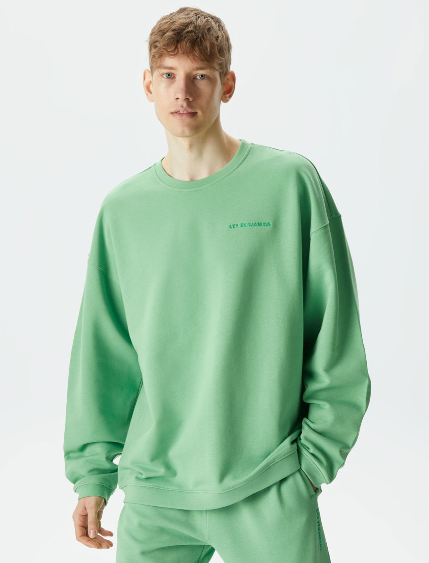 Les Benjamins Essentials 305 Erkek Yeşil Sweatshirt Les Benjamins Essentials 305 Erkek Yeşil Sweatshirt