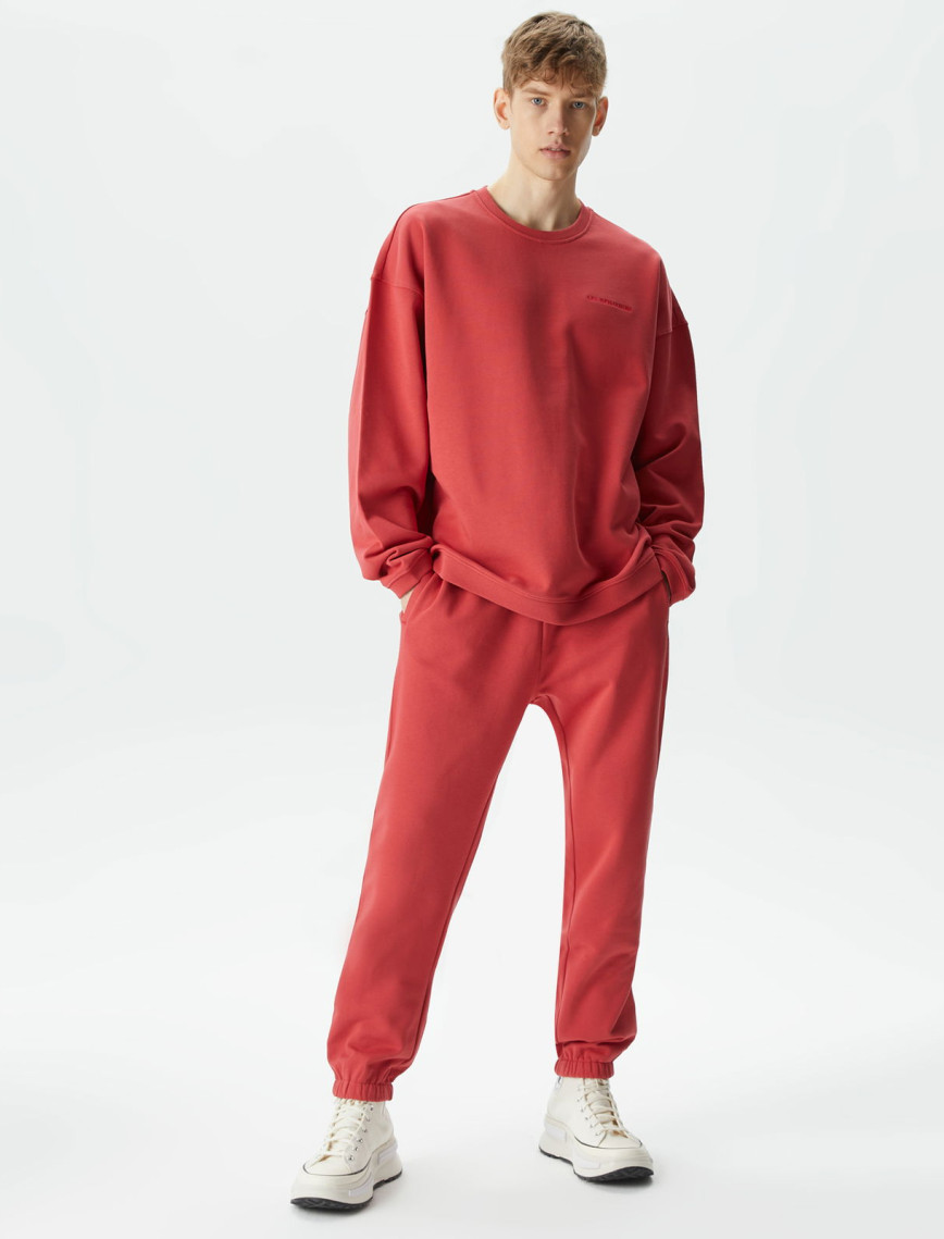 Les Benjamins Essentials 304 Erkek Kırmızı Sweatshirt Les Benjamins Essentials 304 Erkek Kırmızı Sweatshirt