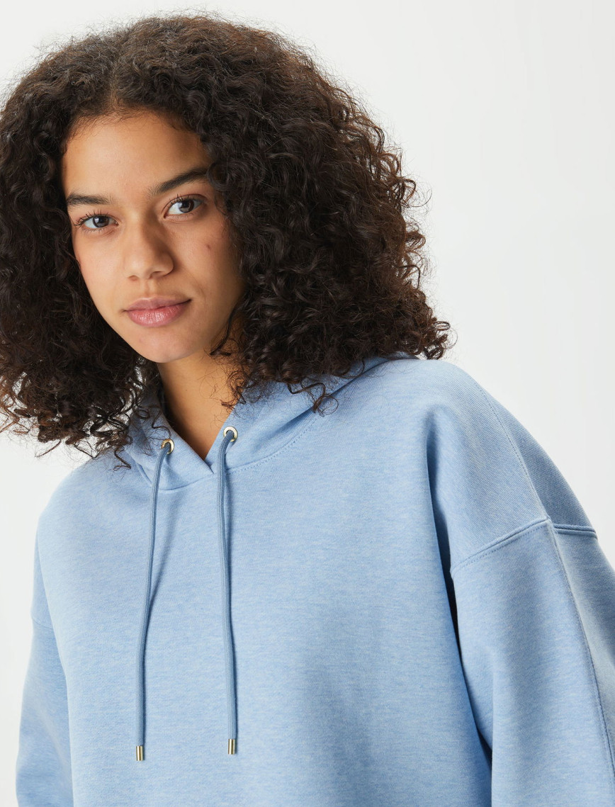 Jordan Flight Fleece Kadın Mavi Sweatshirt Jordan Flight Fleece Kadın Mavi Sweatshirt