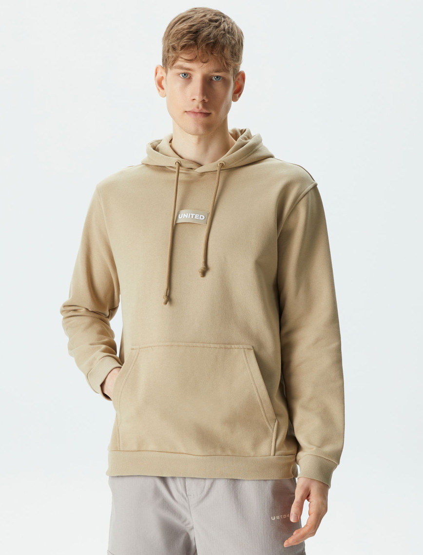 UNITED4 1.0 Essentials Erkek Krem Hoodie UNITED4 1.0 Essentials Erkek Krem Hoodie