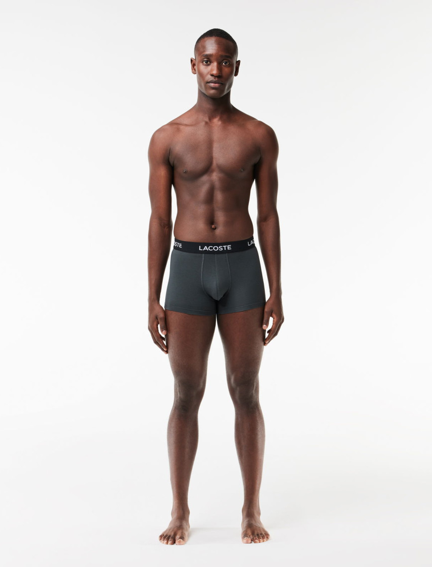 Lacoste Core Erkek 5'li Koyu Gri Boxer Lacoste Core Erkek 5'li Koyu Gri Boxer