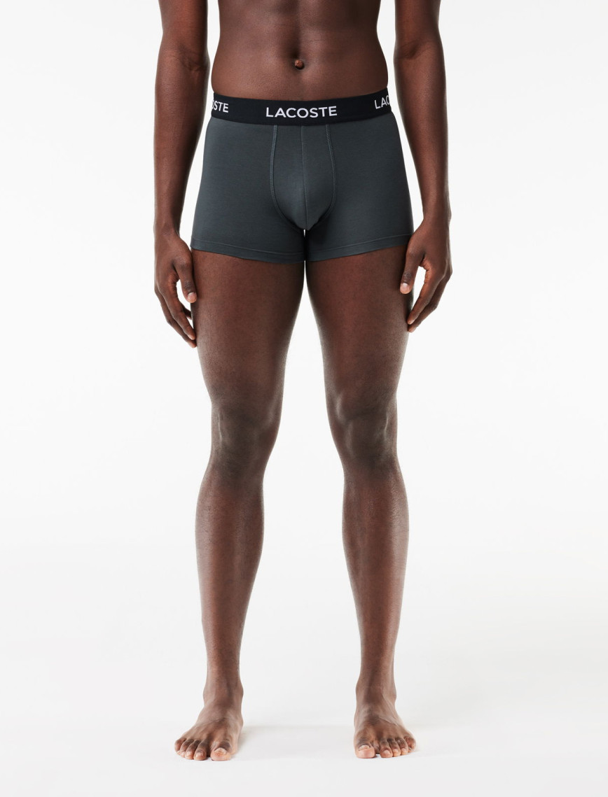 Lacoste Core Erkek 5'li Koyu Gri Boxer Lacoste Core Erkek 5'li Koyu Gri Boxer