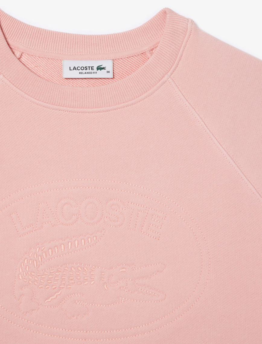 Lacoste Classic Kadın Pembe Sweatshirt Lacoste Classic Kadın Pembe Sweatshirt