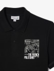 Lacoste Erkek Regular Fit Baskılı Siyah Polo Lacoste Erkek Regular Fit Baskılı Siyah Polo
