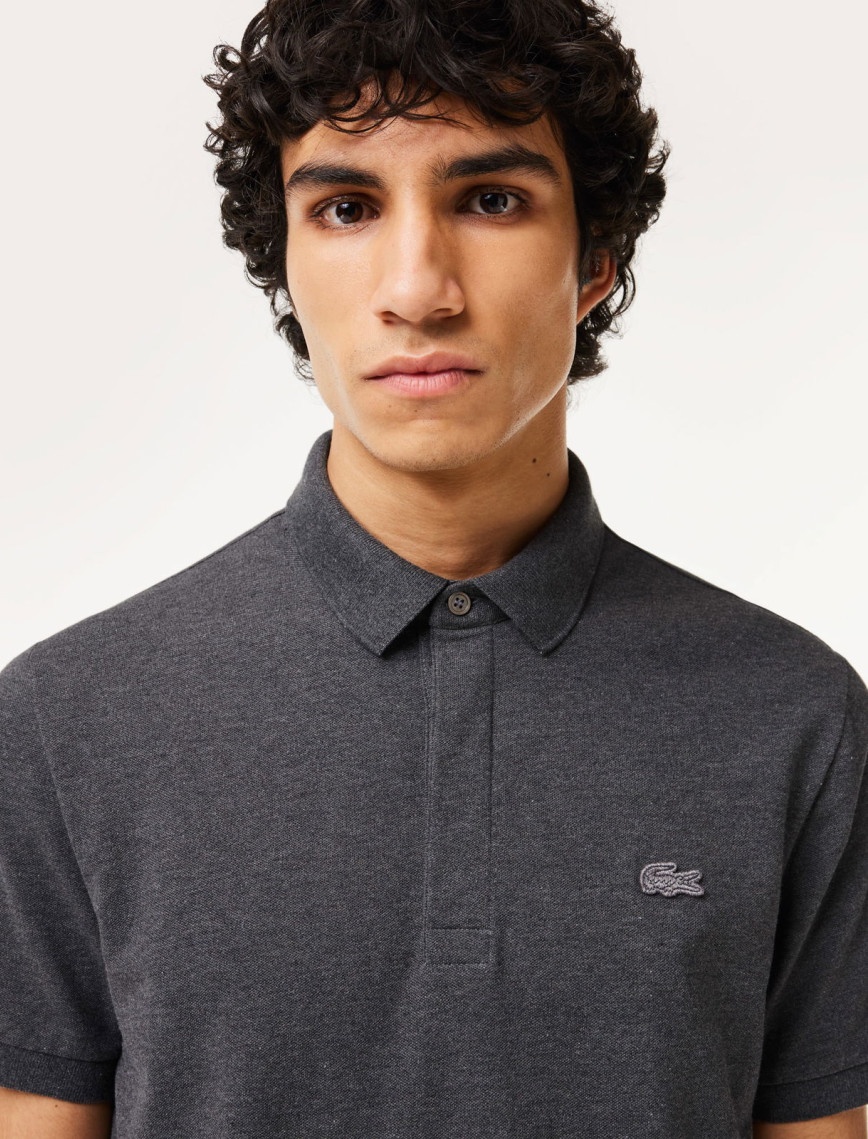 Lacoste Paris Erkek Regular Fit Gri Polo Lacoste Paris Erkek Regular Fit Gri Polo