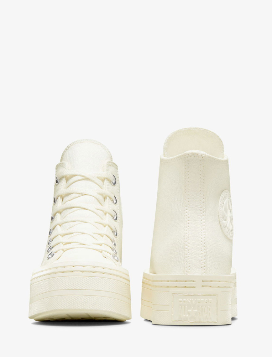 Converse Chuck Taylor All Star Modern Lift Platform Canvas Kadın Krem Sneaker Converse Chuck Taylor All Star Modern Lift Platform Canvas Kadın Krem Sneaker