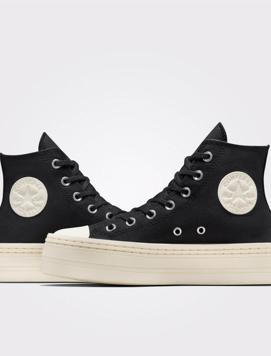 Converse Chuck Taylor All Star Modern Lift Unisex Siyah Platform Sneaker Converse Chuck Taylor All Star Modern Lift Unisex Siyah Platform Sneaker