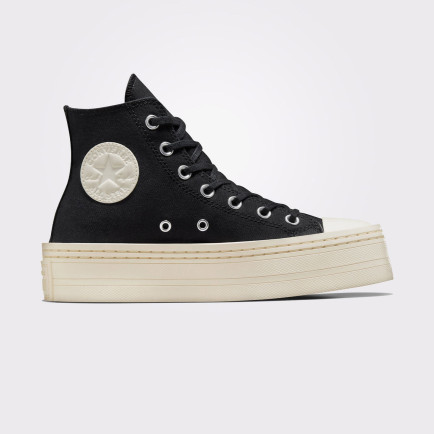 Converse Chuck Taylor All Star Modern Lift Platform Canvas Kadın Siyah Sneaker Converse Chuck Taylor All Star Modern Lift Platform Canvas Kadın Siyah Sneaker