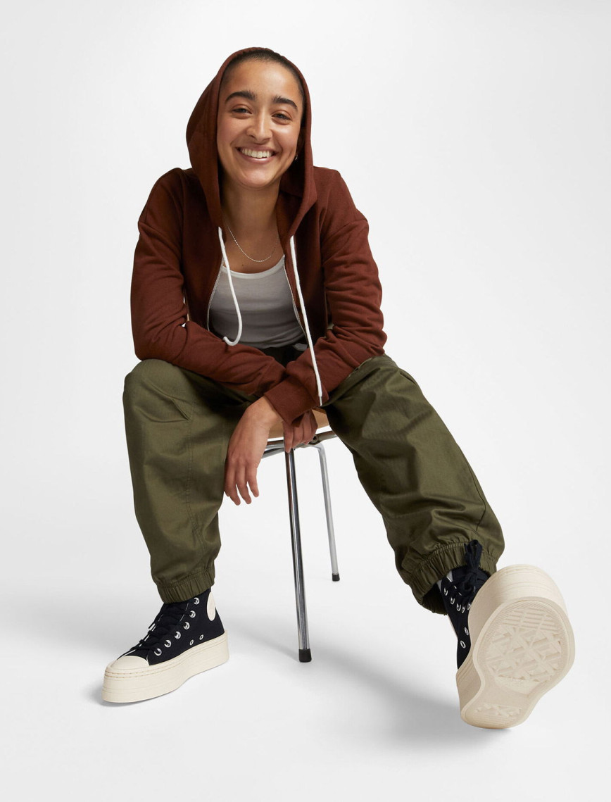 Converse Chuck Taylor All Star Modern Lift Unisex Siyah Platform Sneaker Converse Chuck Taylor All Star Modern Lift Unisex Siyah Platform Sneaker