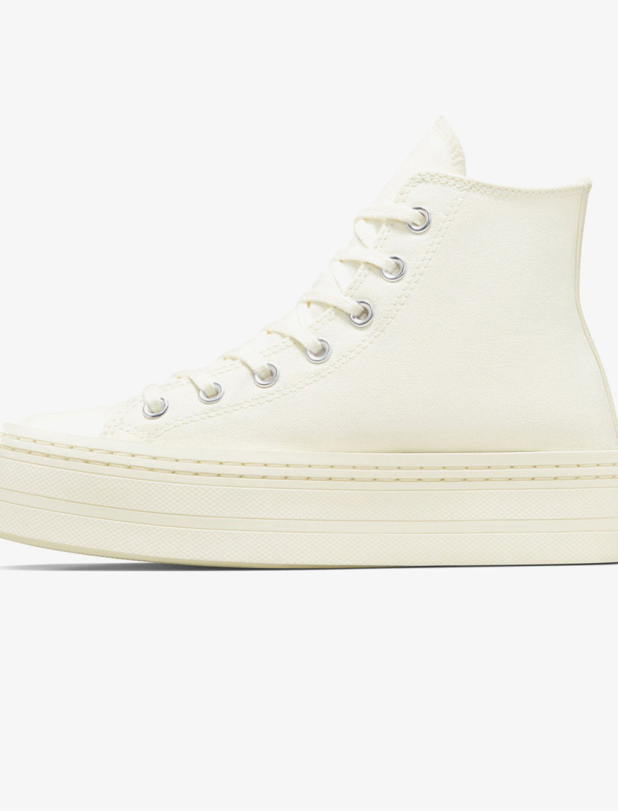 Converse Chuck Taylor All Star Modern Lift Platform Canvas Kadın Krem Sneaker Converse Chuck Taylor All Star Modern Lift Platform Canvas Kadın Krem Sneaker