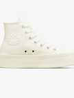 Converse Chuck Taylor All Star Modern Lift Platform Canvas Kadın Krem Sneaker Converse Chuck Taylor All Star Modern Lift Platform Canvas Kadın Krem Sneaker