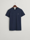 GANT Erkek Lacivert Slim Fit Bisiklet Yaka T-Shirt GANT Erkek Lacivert Slim Fit Bisiklet Yaka T-Shirt