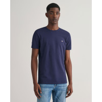 GANT Erkek Lacivert Slim Fit Bisiklet Yaka T-Shirt GANT Erkek Lacivert Slim Fit Bisiklet Yaka T-Shirt