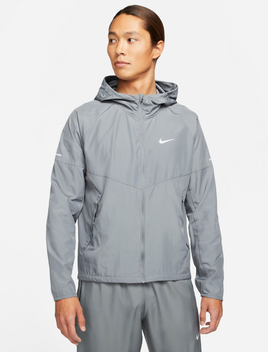 Nike Repel Miler Erkek Gri Rüzgarlık Ceket Nike Repel Miler Erkek Gri Rüzgarlık Ceket