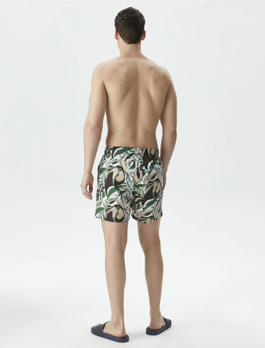 Nautica Erkek Kahverengi Standart Fit Mayo Şort Nautica Erkek Kahverengi Standart Fit Mayo Şort