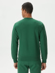 Lacoste Erkek Classic Fit Bisiklet Yaka Organik Pamuk Koyu Yeşil Sweatshirt Lacoste Erkek Classic Fit Bisiklet Yaka Organik Pamuk Koyu Yeşil Sweatshirt