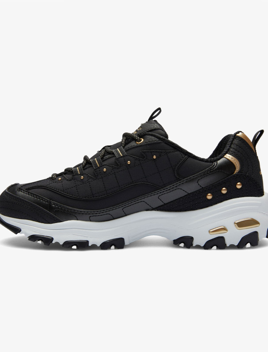 Skechers D'Lites Unisex Siyah Spor Ayakkabı Skechers D'Lites Unisex Siyah Spor Ayakkabı
