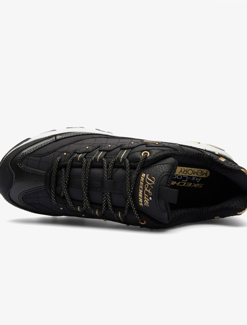 Skechers D'Lites Unisex Siyah Spor Ayakkabı Skechers D'Lites Unisex Siyah Spor Ayakkabı