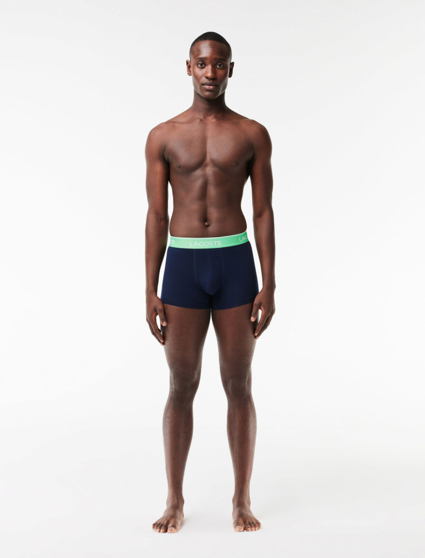 Lacoste Classic Erkek 3'lü Lacivert Boxer Lacoste Classic Erkek 3'lü Lacivert Boxer