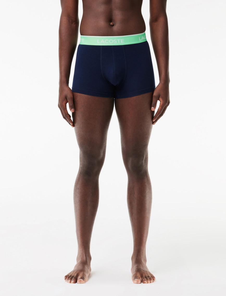 Lacoste Classic Erkek 3'lü Lacivert Boxer Lacoste Classic Erkek 3'lü Lacivert Boxer