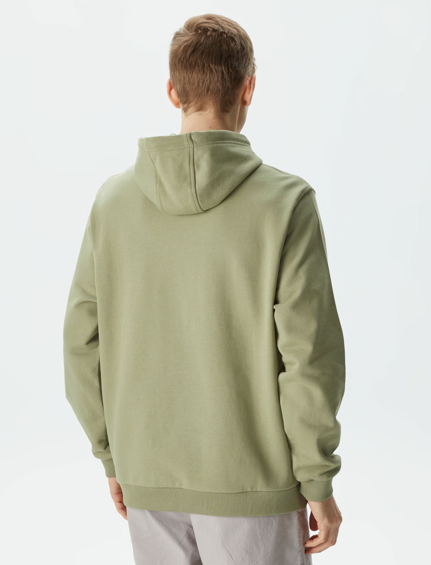 UNITED4 Classic Erkek Haki Hoodie UNITED4 Classic Erkek Haki Hoodie