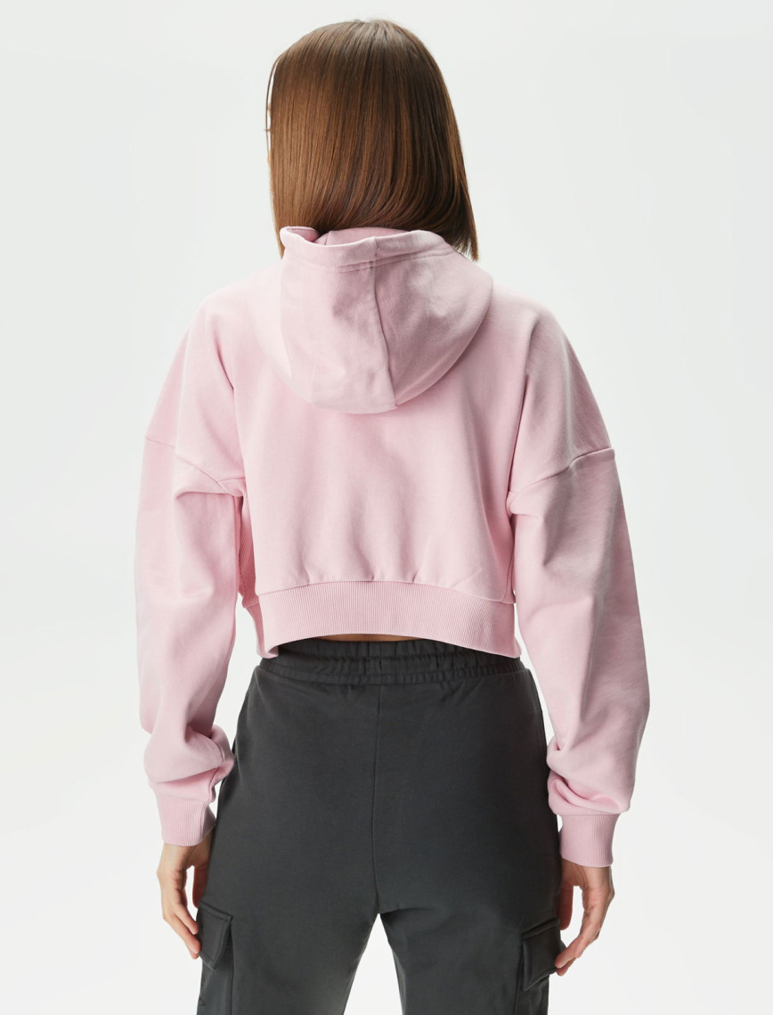 UNITED4 Classic Kadın Pembe Hoodie UNITED4 Classic Kadın Pembe Hoodie
