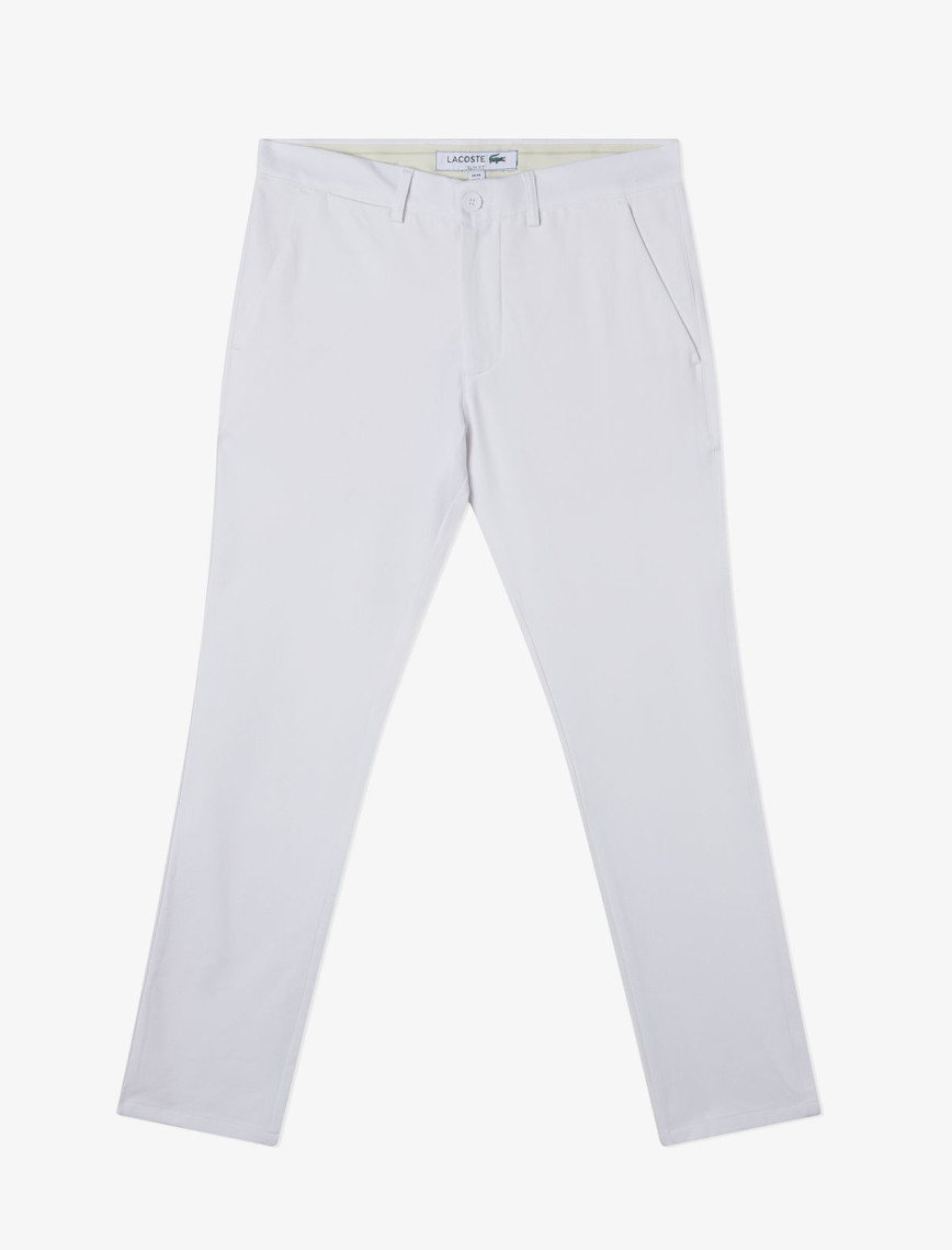 Lacoste Erkek Slim Fit Beyaz Pantolon Lacoste Erkek Slim Fit Beyaz Pantolon