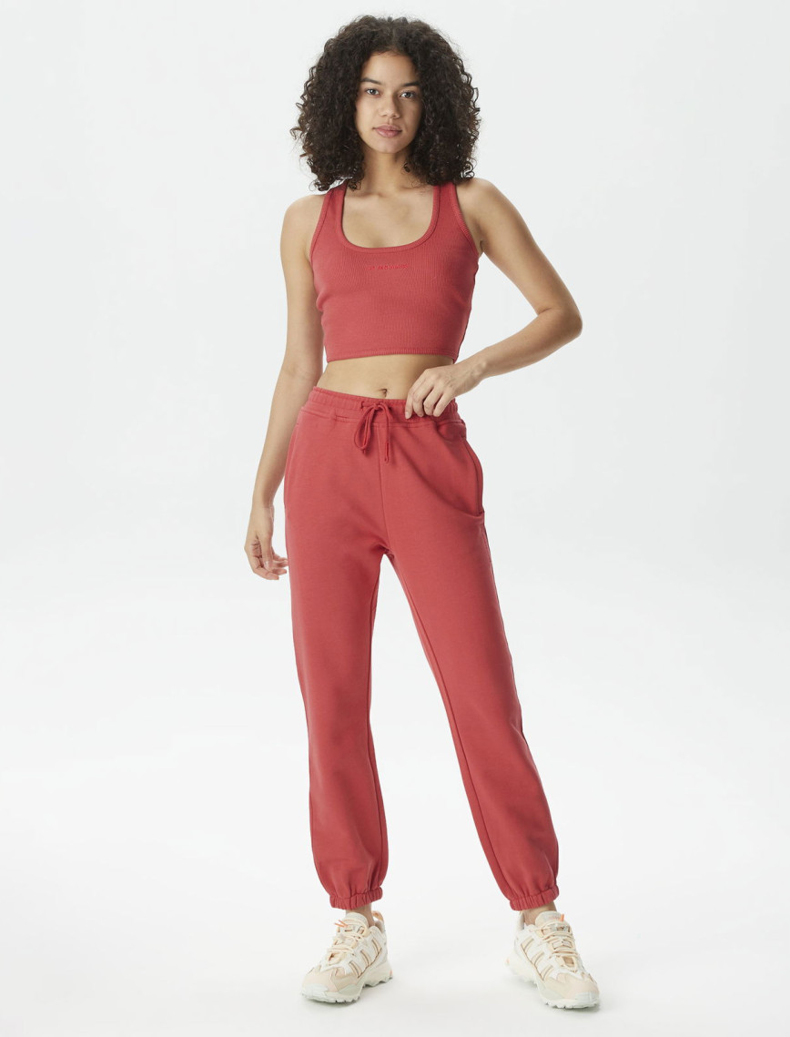 Les Benjamins 304 Kadın Kırmızı Kolsuz T-Shirt Les Benjamins 304 Kadın Kırmızı Kolsuz T-Shirt