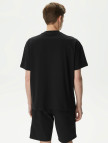 Lacoste Erkek Relaxed Fit Bisiklet Yaka Baskılı Siyah T-Shirt Lacoste Erkek Relaxed Fit Bisiklet Yaka Baskılı Siyah T-Shirt