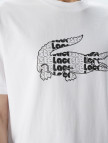 Lacoste Erkek Relaxed Fit Bisiklet Yaka Baskılı Beyaz T-Shirt Lacoste Erkek Relaxed Fit Bisiklet Yaka Baskılı Beyaz T-Shirt
